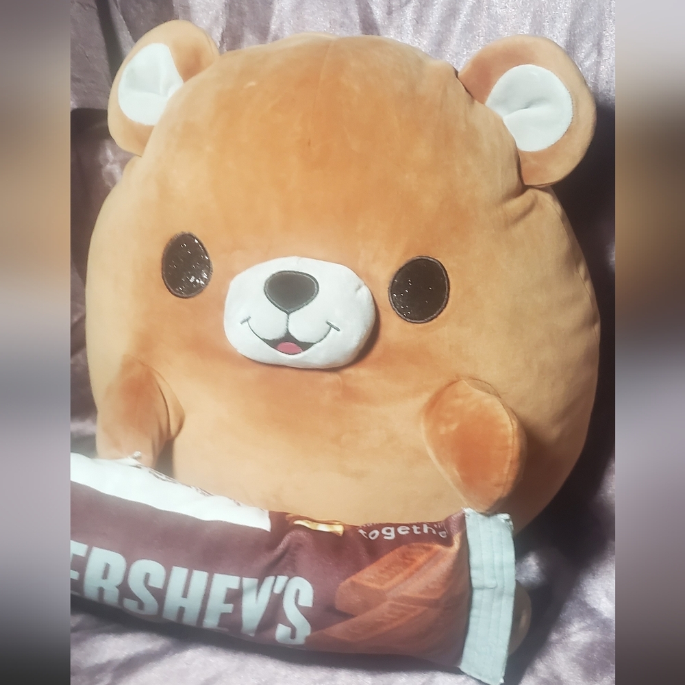 Zuru Snackle TERRY Bear 16” JUMBO Plush w/ HERSHEY’S CHOCOLATE Bar Rare-